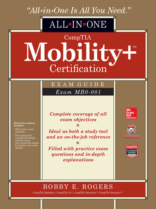 Title details for CompTIA Mobility+ Certification All-in-One Exam Guide (Exam MB0-001) by Bobby E. Rogers - Wait list
